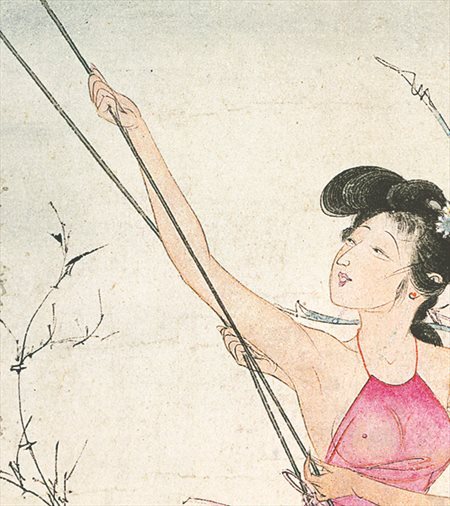 利通-胡也佛的仕女画和最知名的金瓶梅秘戏图
